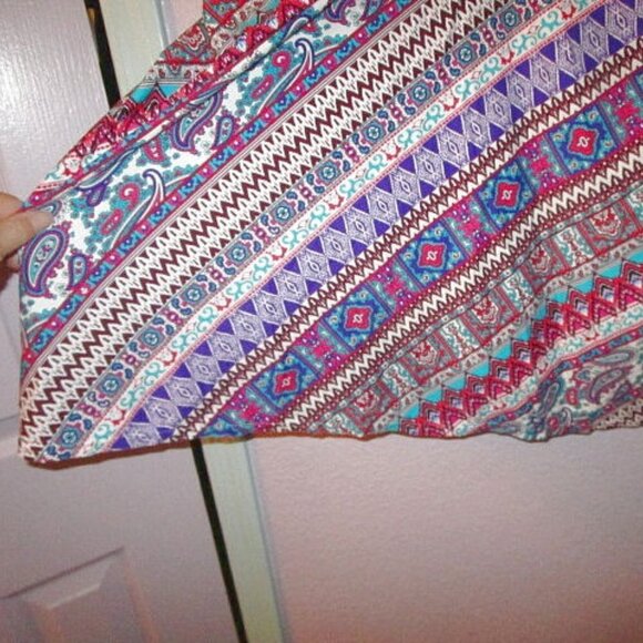 Swimsuits for All MIX Print Plus Size 26 SWIM Dress ONE PIECE Paisley BRA F/G - Picture 4 of 12